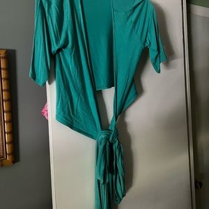 AGNES & DORA WRAP TOP/SWEATER, VERSATILE WAYS OF WEARING